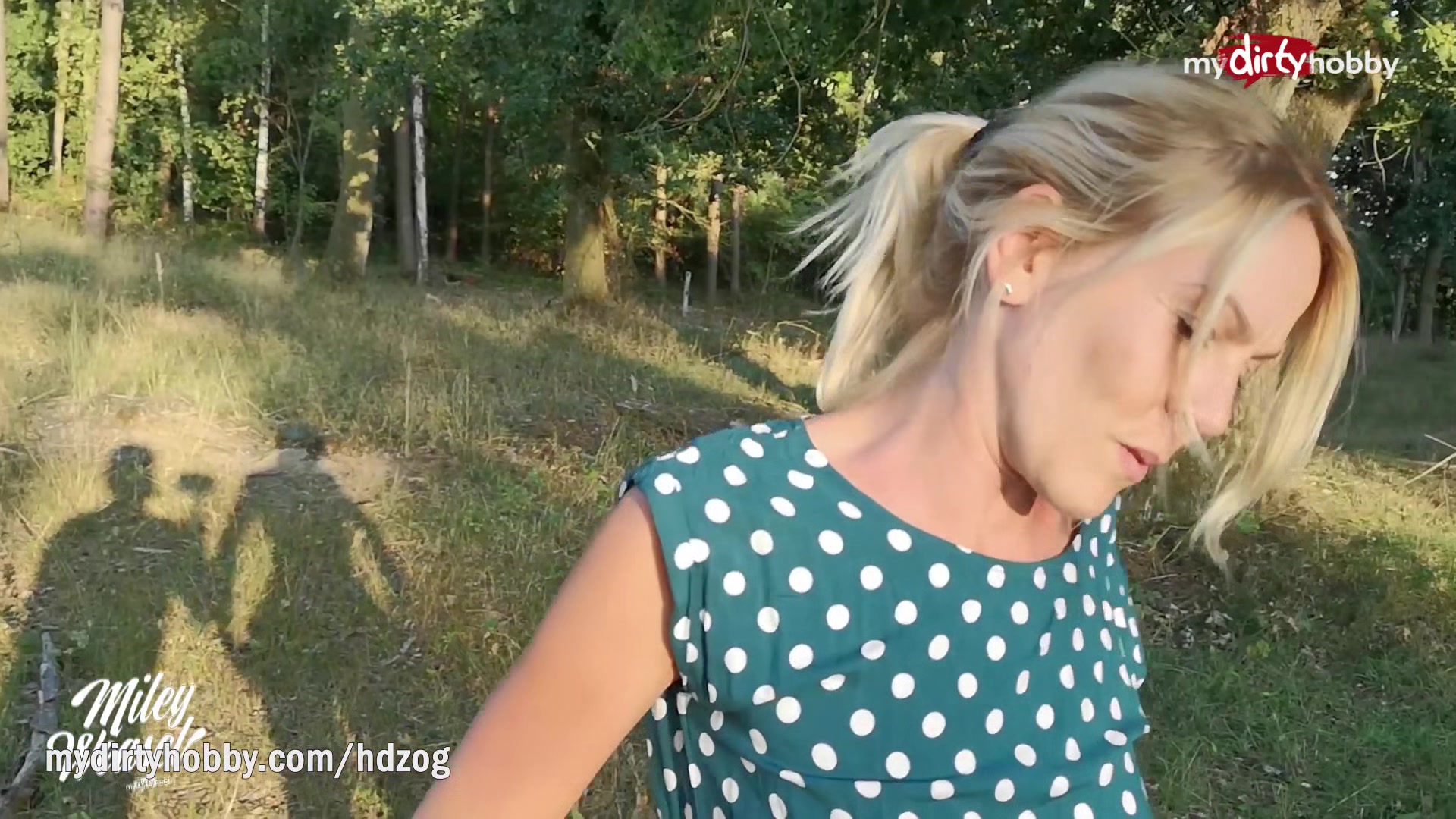 MyDirtyHobby - German MILF blows twice and creampied outdoors