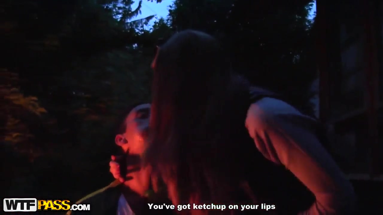 Beautiful girl next door is giving blowjob
