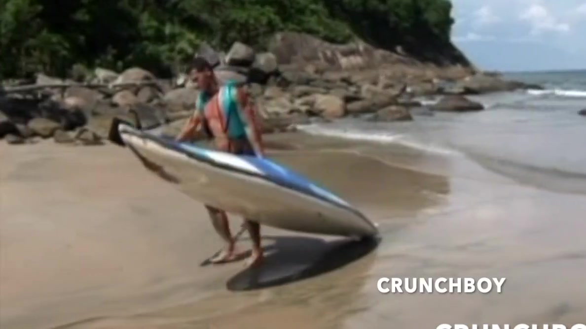 Two Sexy Latino Boys Fucking Bareback In The Public Beach For Fun Exhib