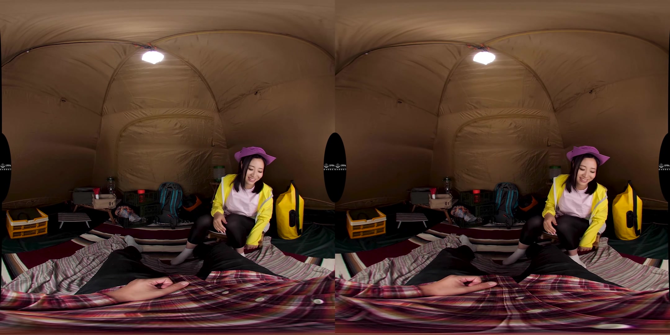 Camping Girl: Flirting in the Tent and Creampie Sex - TeppanVR