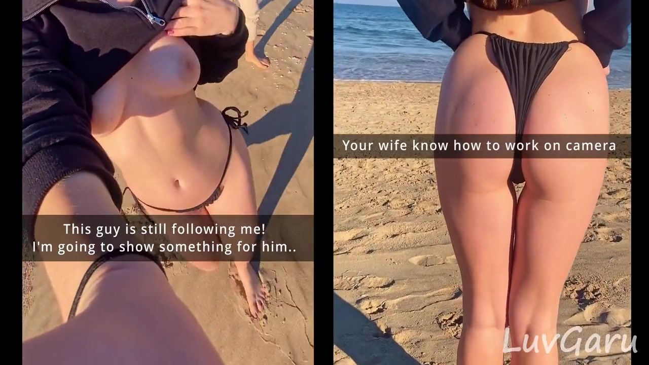Picked Up Random Stranger On Public Beach For Quick Fuck Hotwife Caught