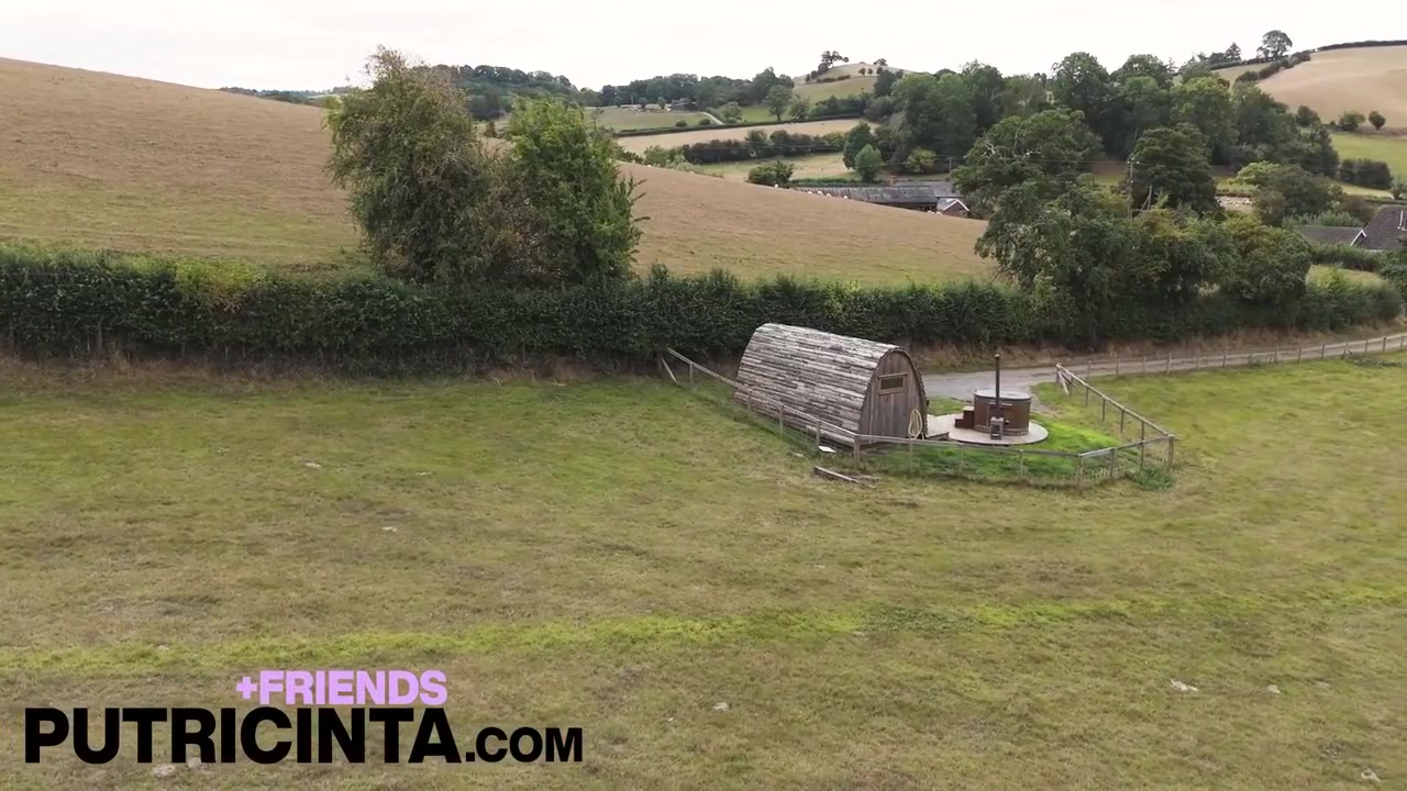 Putri Cinta - Cowgirl Is Showing Off Her Tiny Pussy Outside The Cabin
