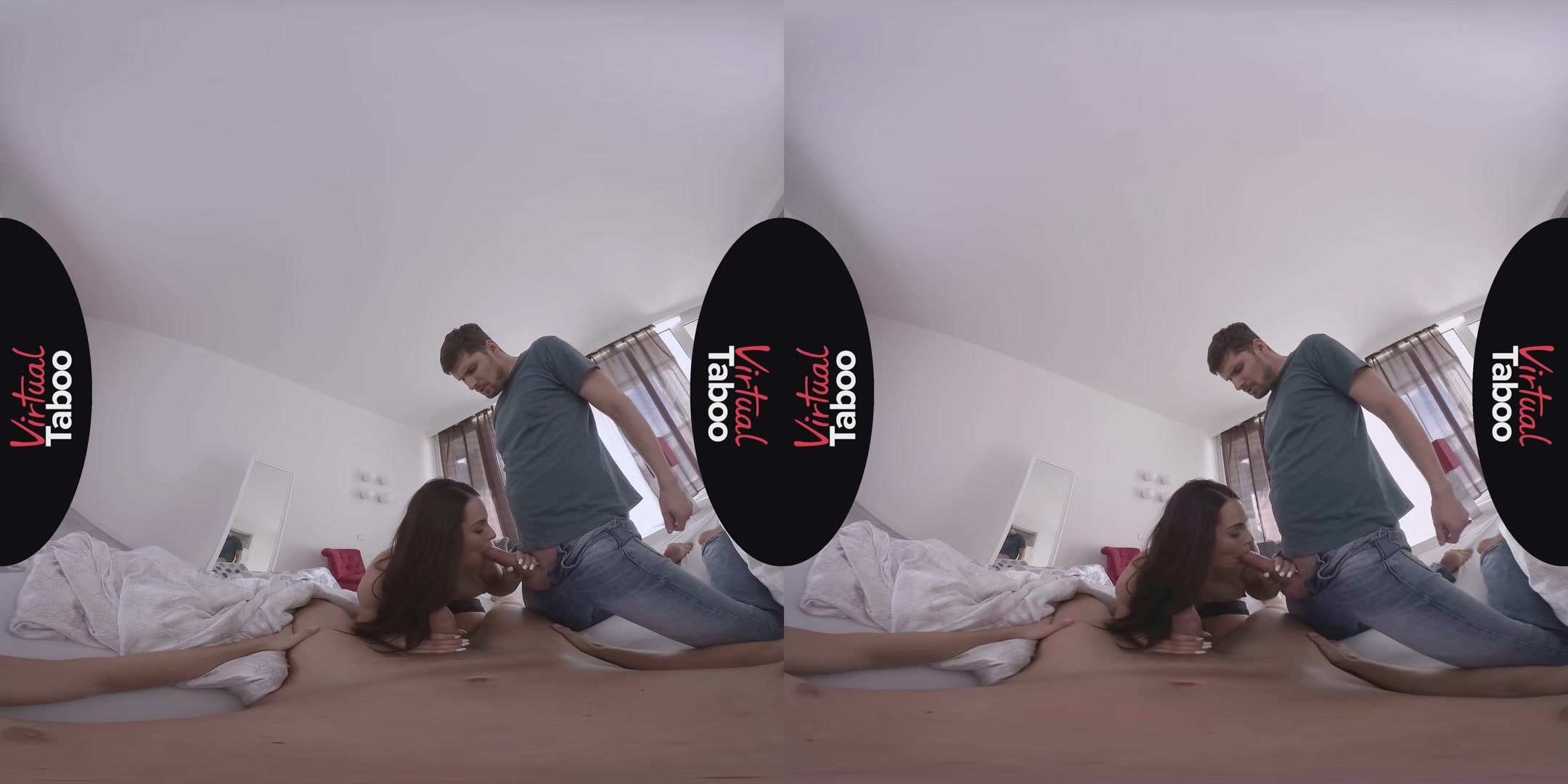 Ashley Woods VR Porn: Sis Faking It And Gets A DP - VirtualTaboo