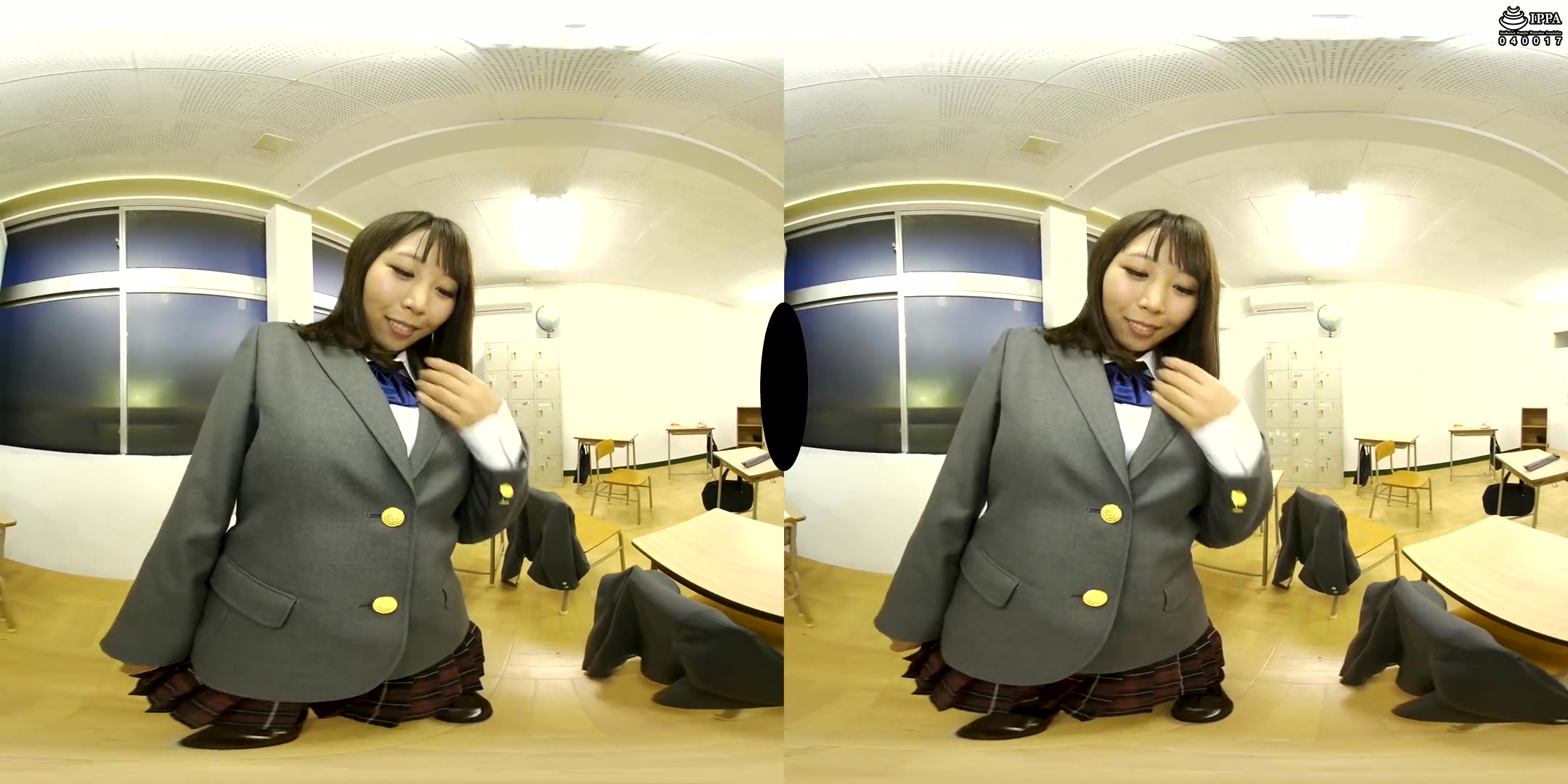 Uniform Upskirt VR 1 - PetersMAX