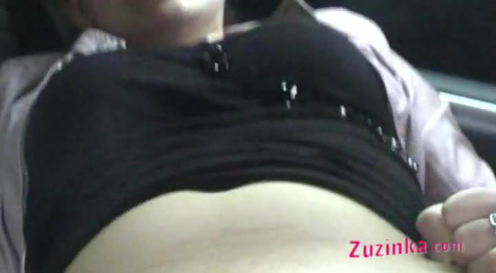 Oral sex in car with czech amateur Zuzinka