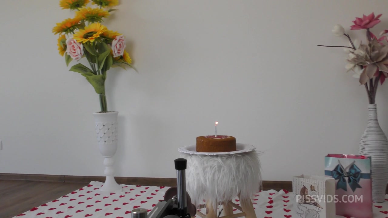 Happy B-DAY Timea Bella with drinking own piss, playing with huge toys, anal fisting, sex maschine, foot -fetish - PissVids