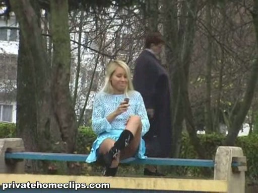 Slutty blonde was