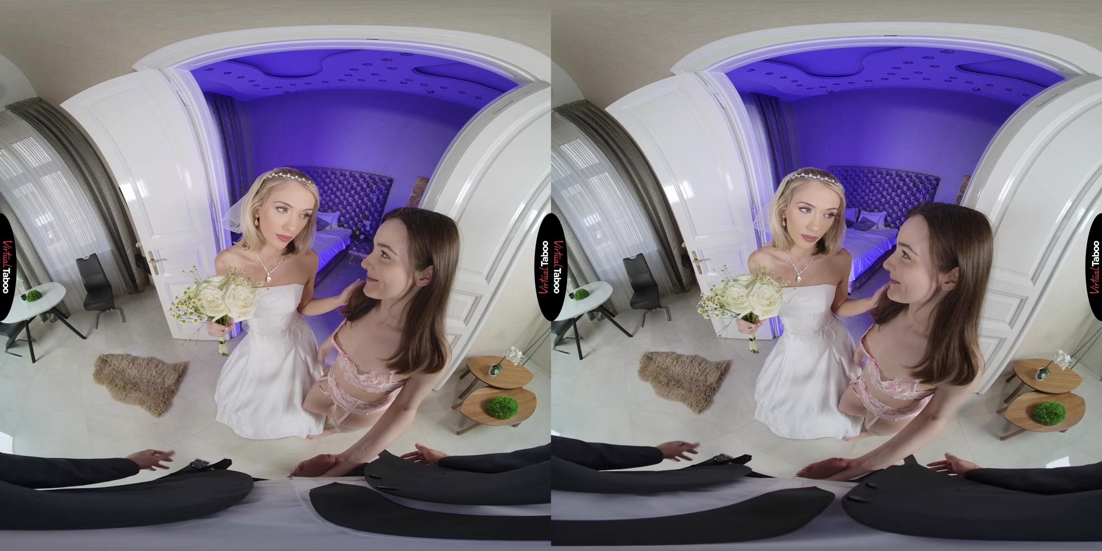Sky Pierce, Simona Purr VR Porn: We Are One Family Now - VirtualTaboo