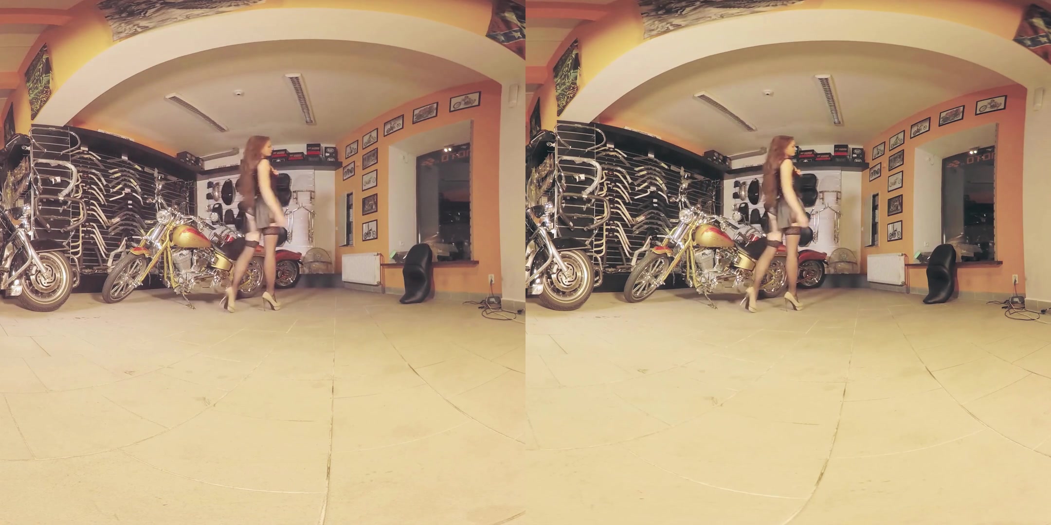 Lola 2 in Lola Has Some Naked Fun in the Garage - BravoModelsMedia