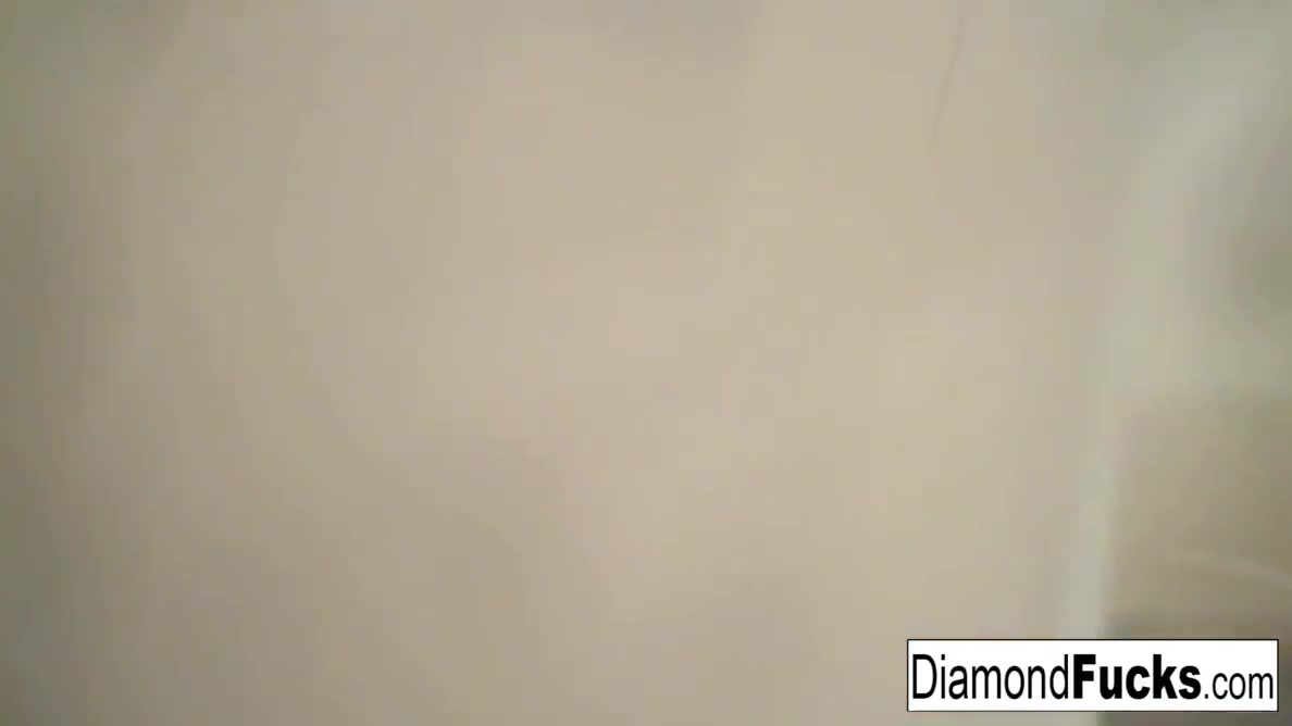 Decides To Get Wet And Wild In The Shower With Diamond Kitty