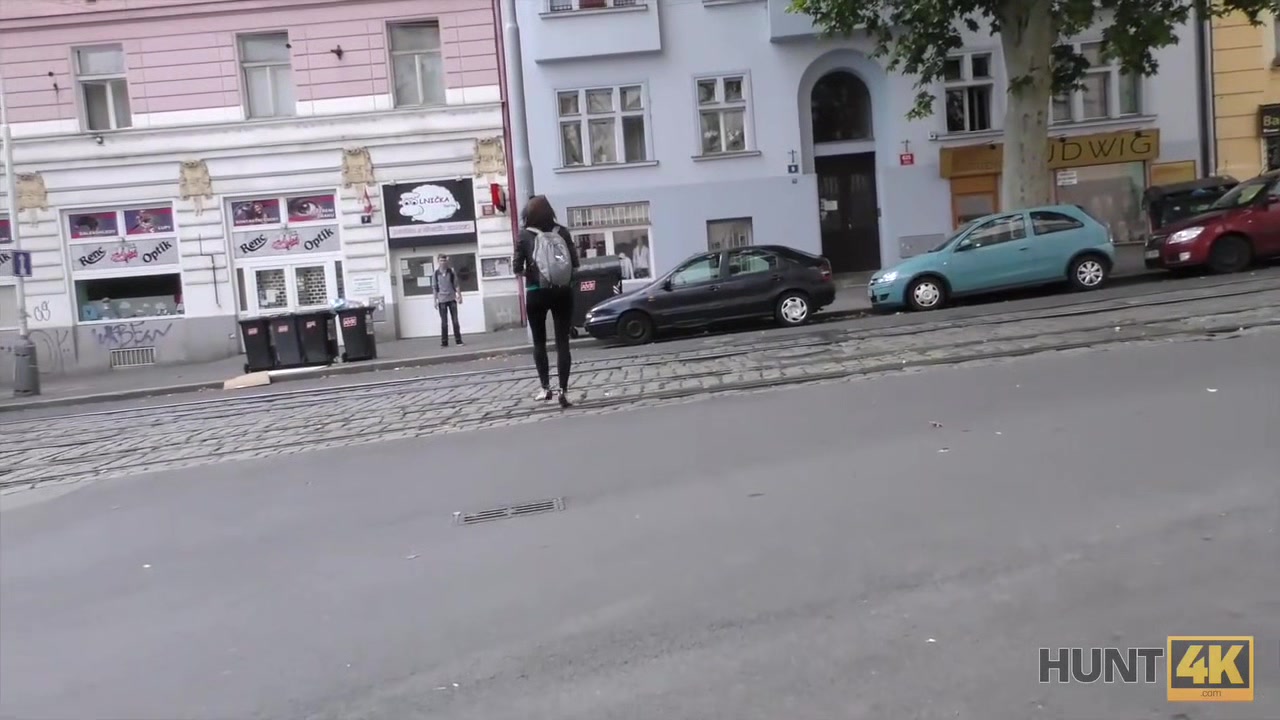 HUNT4K. Beauty picked up on streets and fucked hard in front of BF