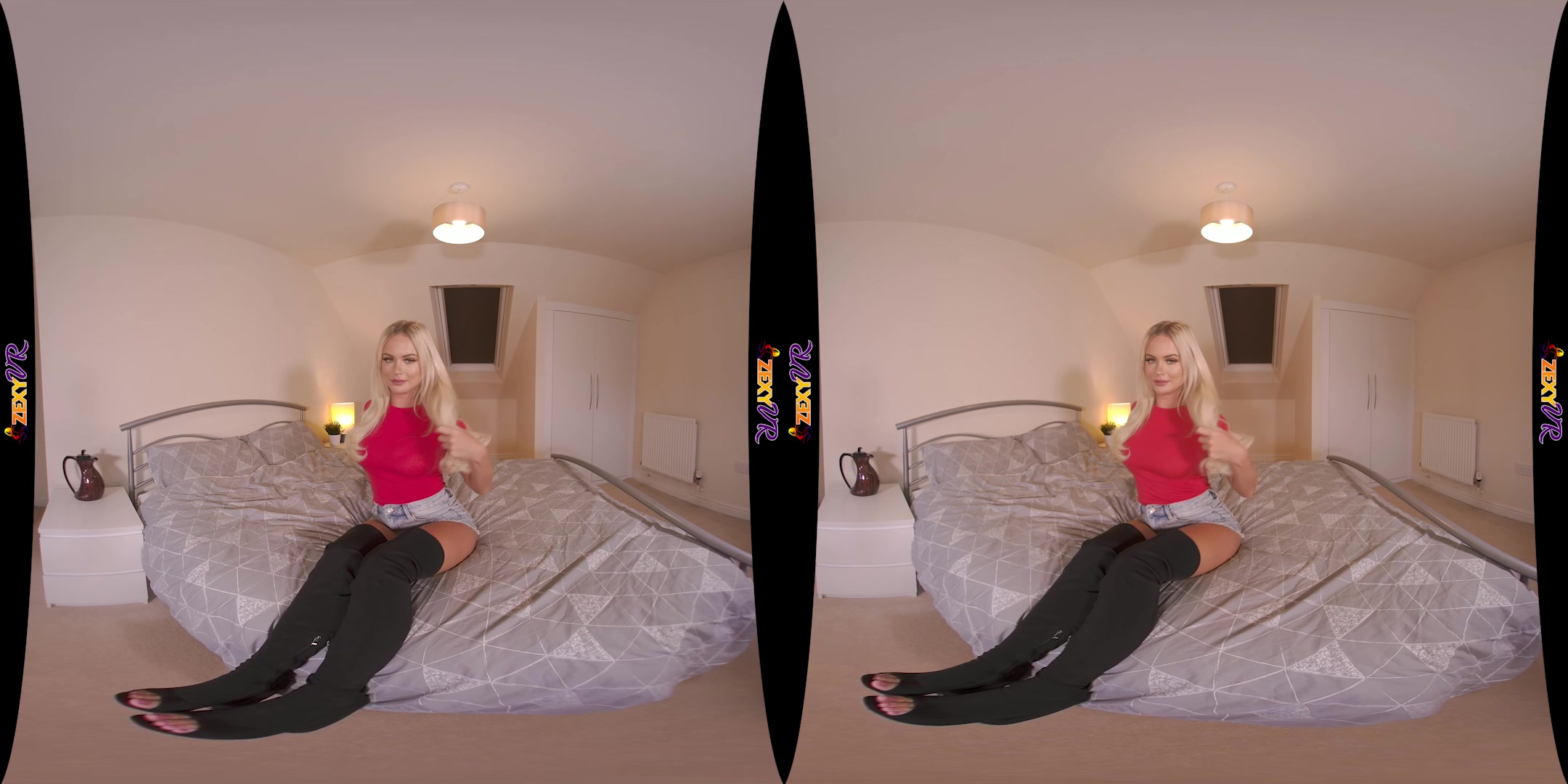 Bedroom Antics featuring Louise - ZexyVR