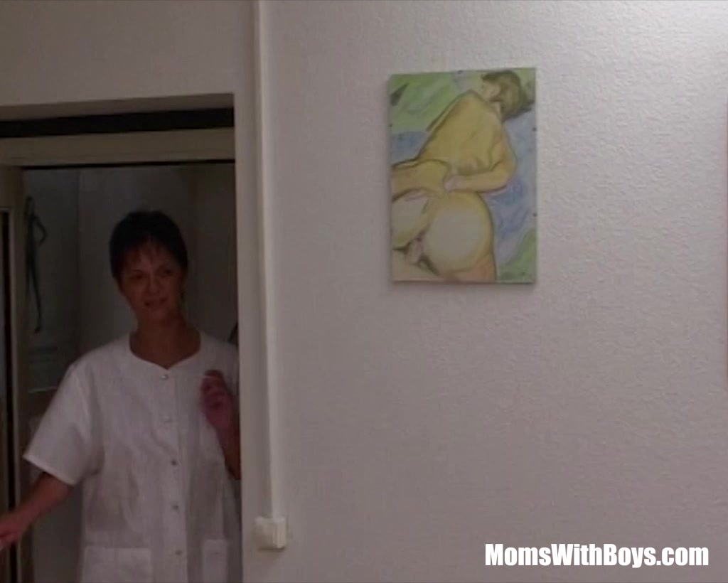 MILF Nurse Sexy Stockings Office Fucked Two Doctors