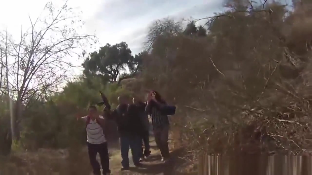 Latina Redhead Fucks Officer To Cross Border