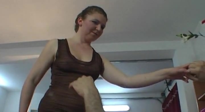 Lapdance and handjob by natural czech teen 18+