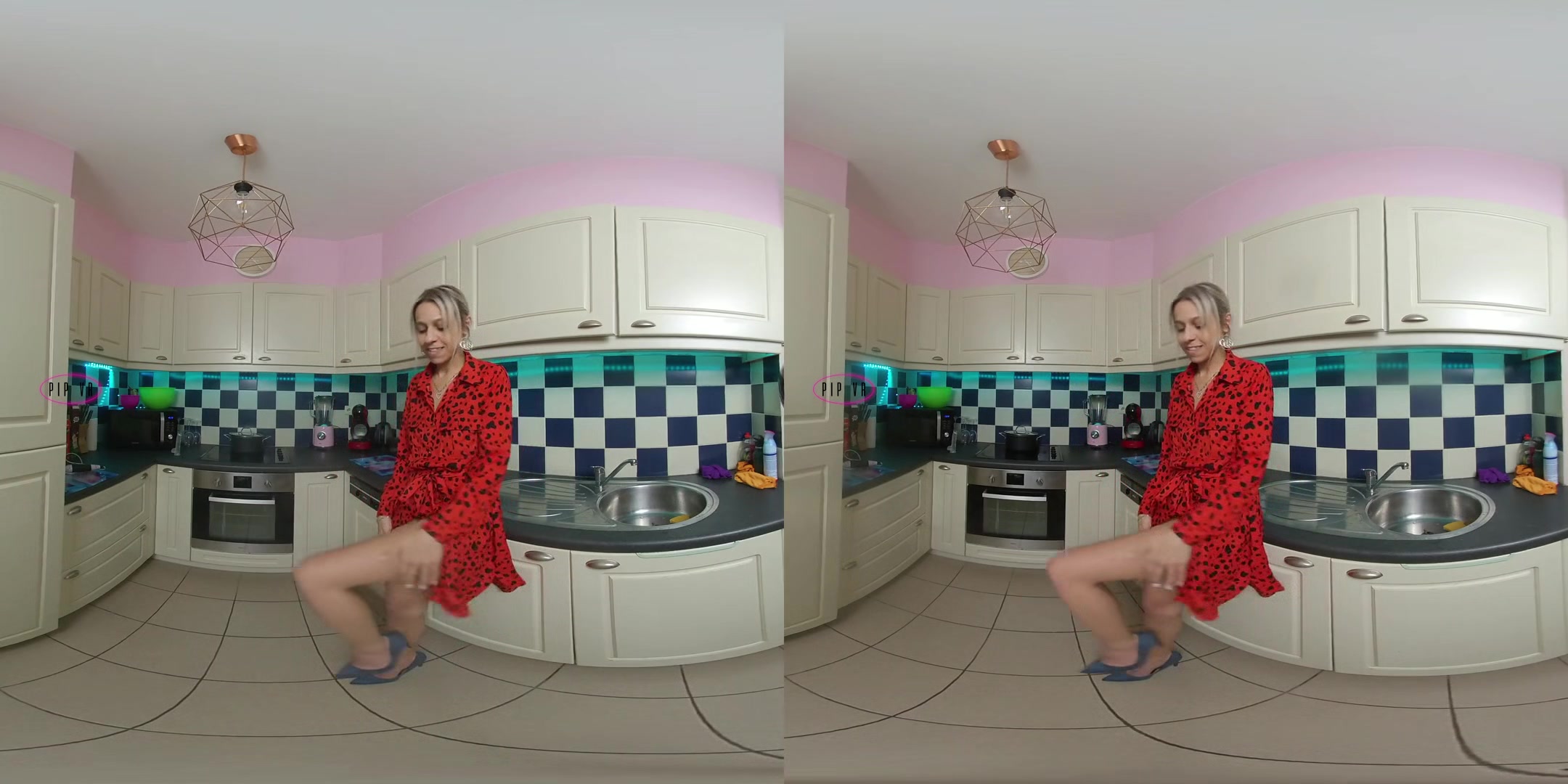 Playing in the Kitchen - Blonde Amateur Solo - SexLikeReal