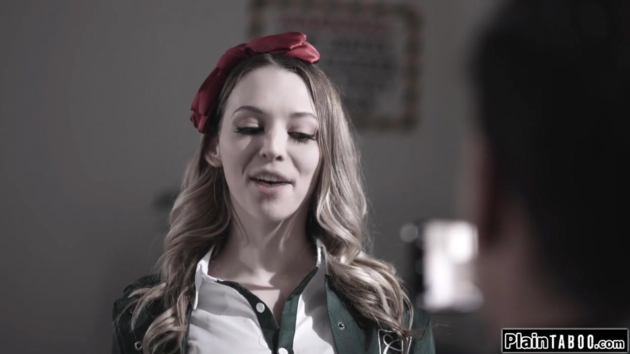 Small tits coed has handson sex acting lessons with teacher