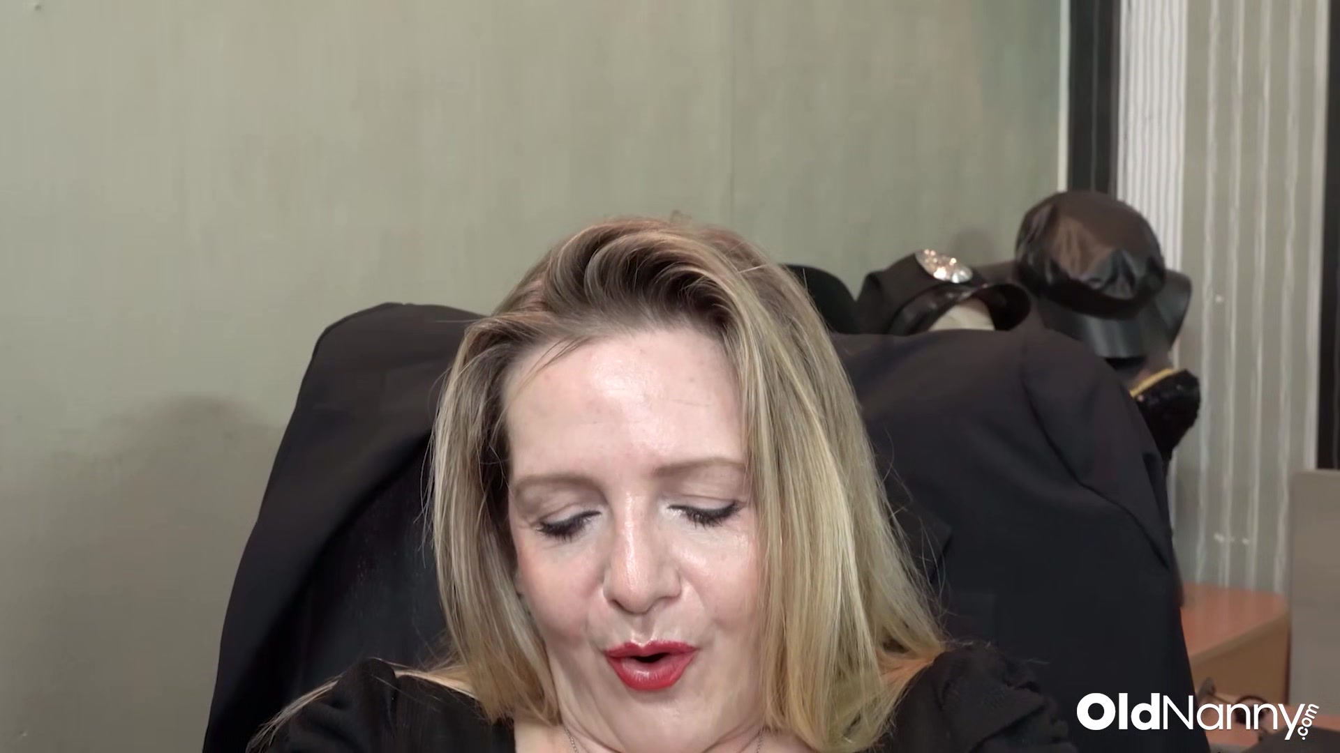 OldNanny Granny Seduced And Pounded By Young Stud In Office