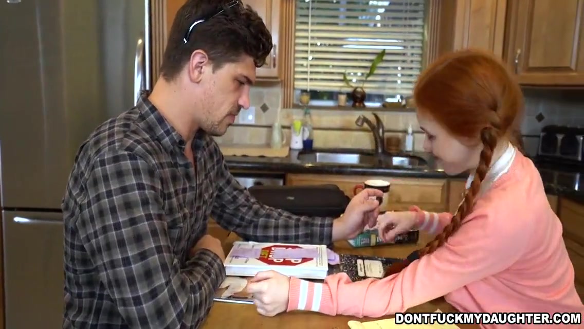 Cute Redhead Sucks Off Her Tutor 5 Min