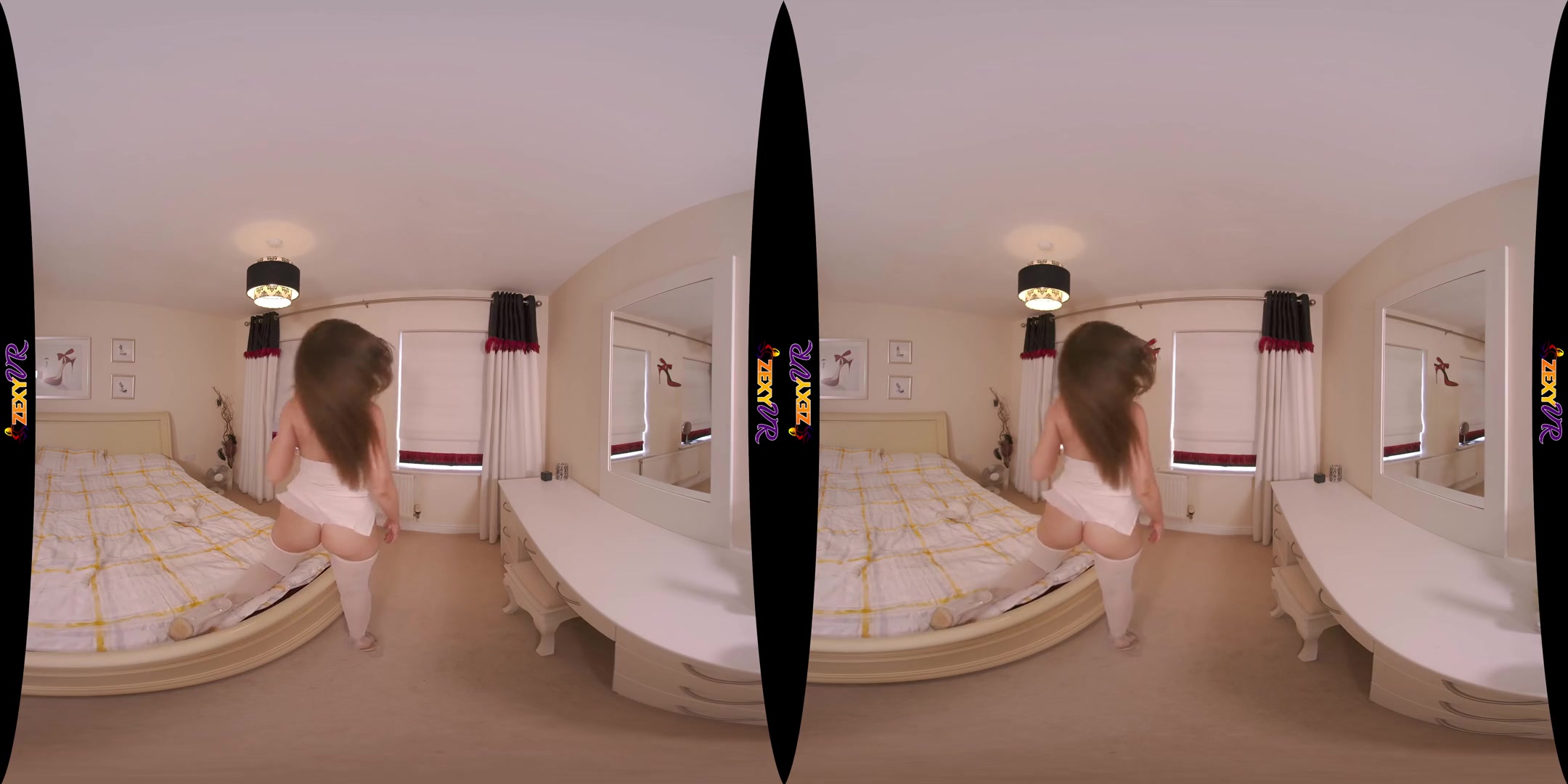 Dress Down - Big Tits Brunette Lexi - ZexyVR - SexLikeReal