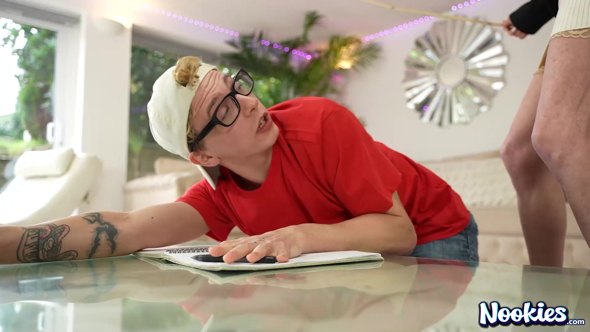 NOOKIES Skinny 60 year Old Granny Jacy FUCKS Students