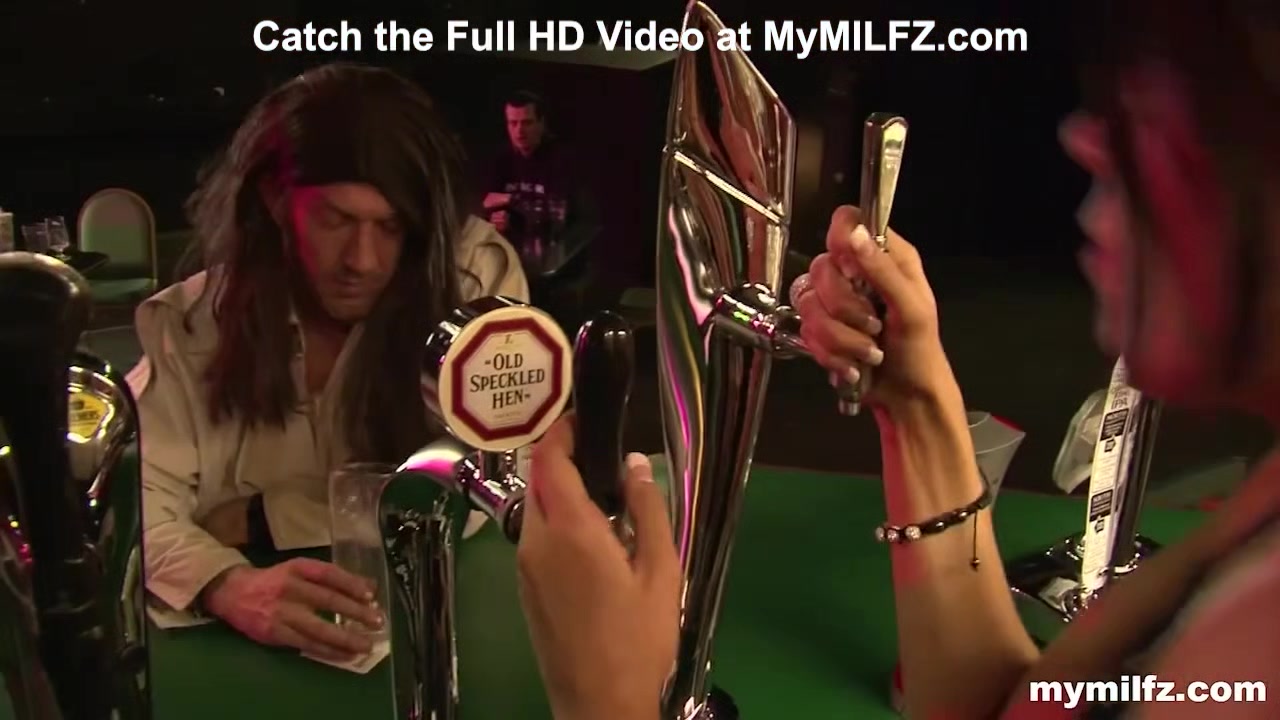 Megan Switching Cocks in a Public Bar - Mymilfz