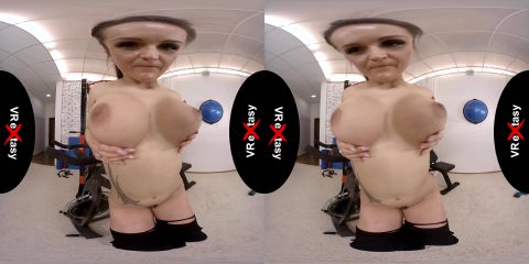 Barbara Bieber Masturbates in Fitness Centre - SexLikeReal