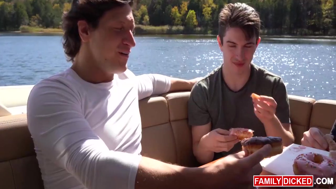 Dalton Riley, Jax Thirio And Gay Porn - What A Fucking Epic Boat Trip! Stepdad And Compete With Each Where They Fuck Their Stepsons To See Who Can Cum First! 8 Min