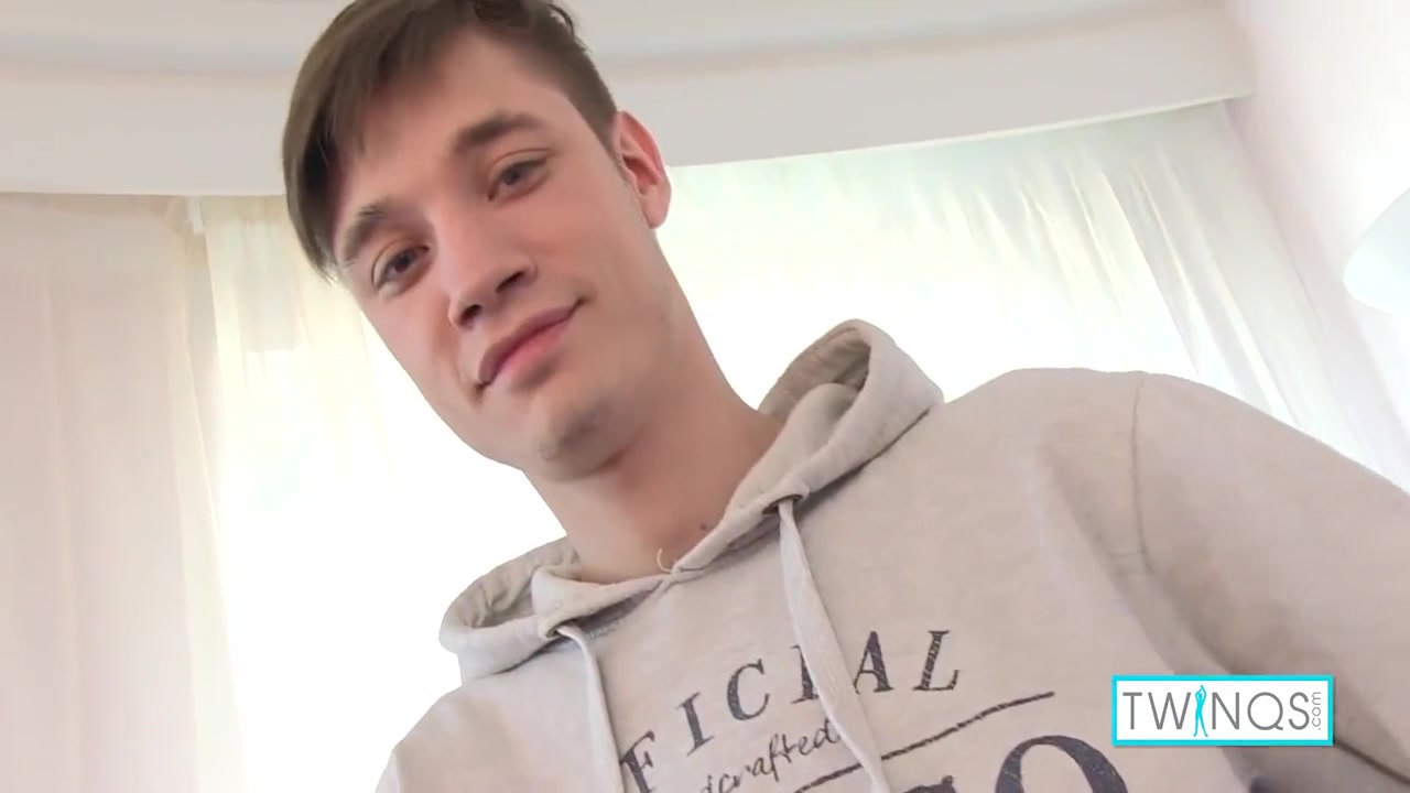 Kinky Brunette Twink Phoenix Z Rubs His Cock Until Cumming!