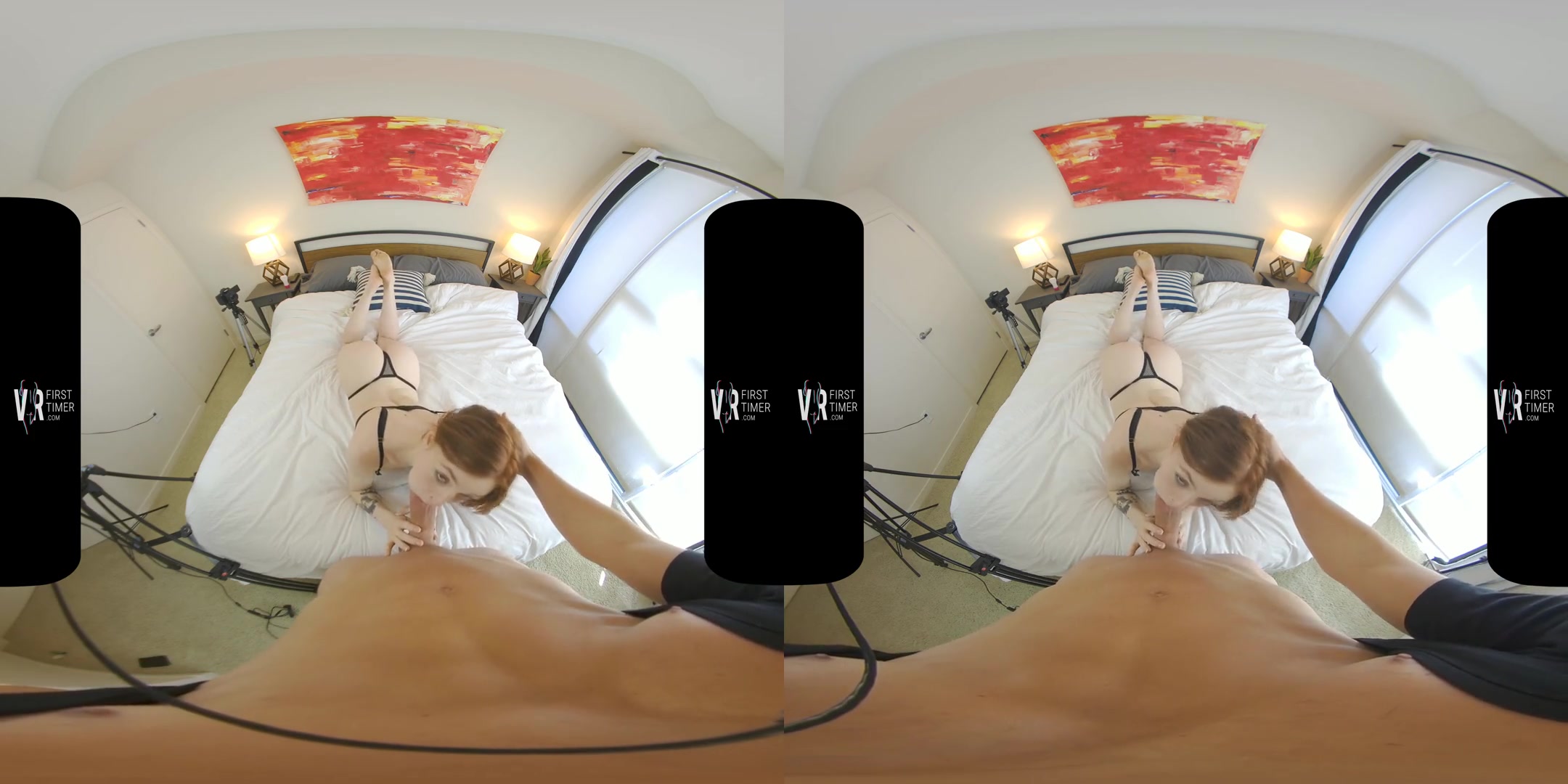 Madi Collins First Time VR Scene