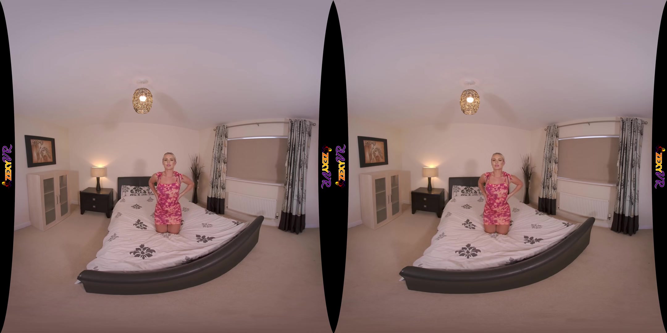 Dressed To Impress - Big Tits Beauty Striptease on the Bed