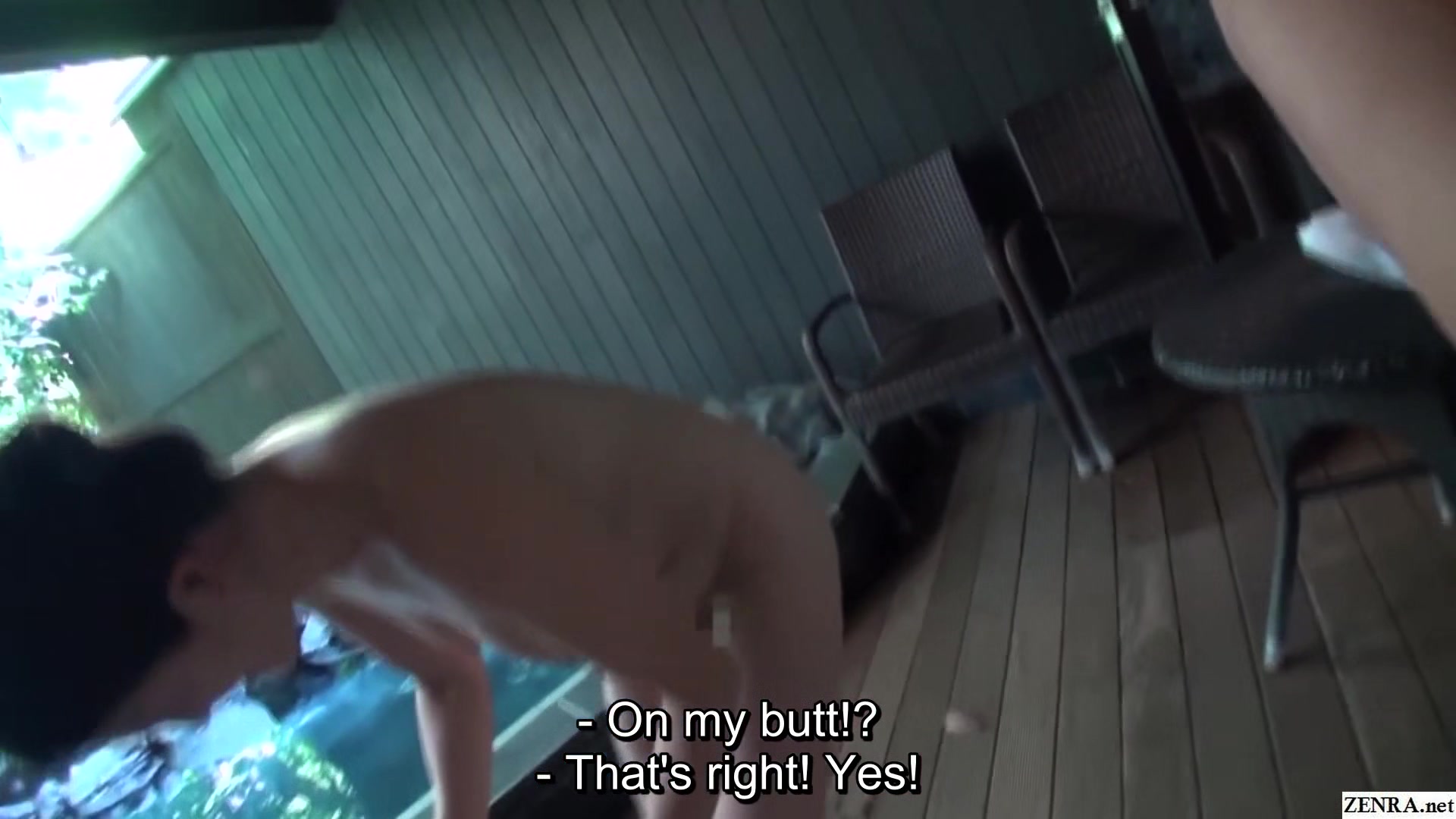 Pale and voluptuous mature Japanese wife secret hot springs fling