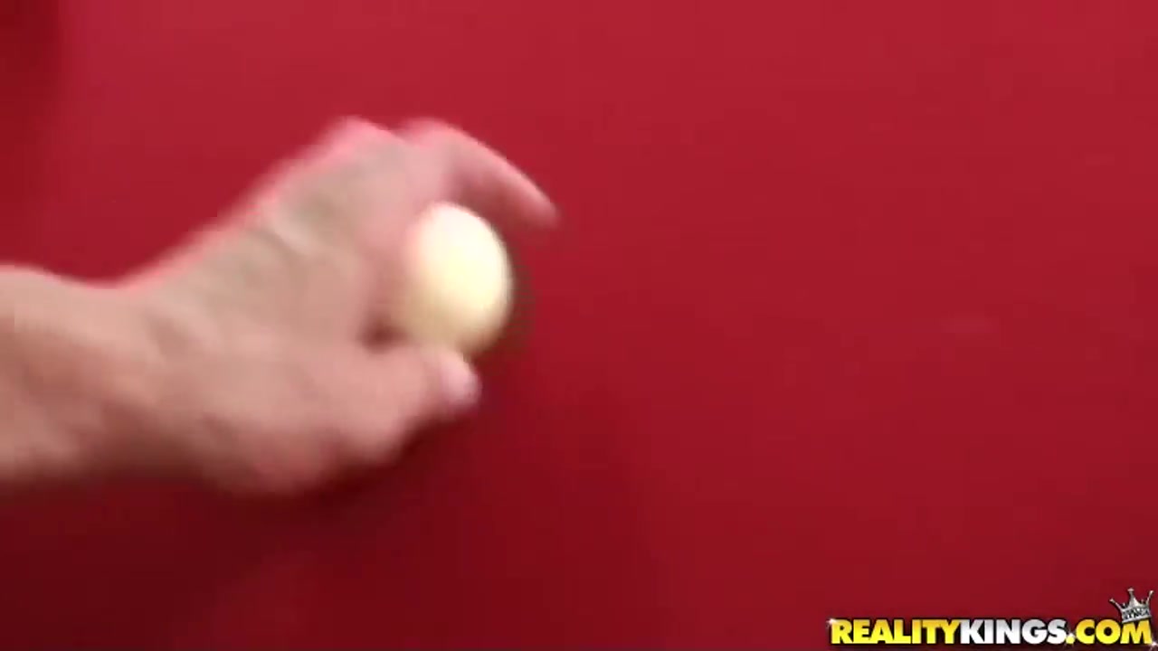 Layla Terrace gets aroused during pool game