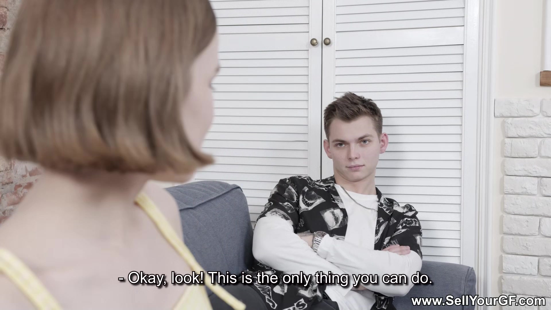 Sell Your GF - Lana Broks - Jealous bf watches sex
