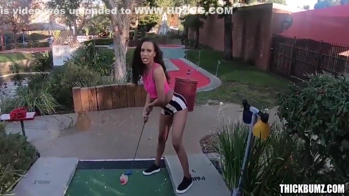 Demi Sutra - Thick Ass Babe Plays Golf And Sits On Guys Face