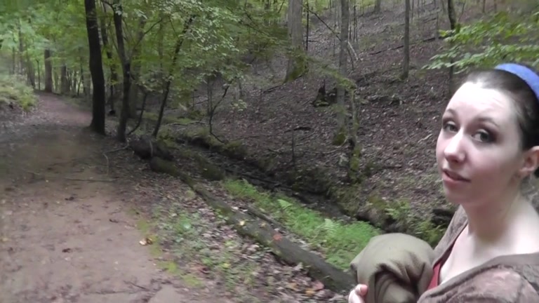 Drilled and Cum discharged his girlfriend in the forest