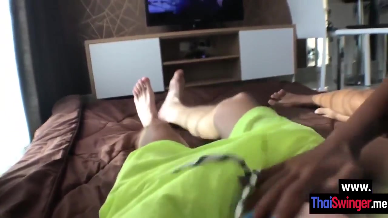 Big Cock Boyfriend Enjoyed Perfect Blowjob By Sexy teen 18+ Asian Girlfriend