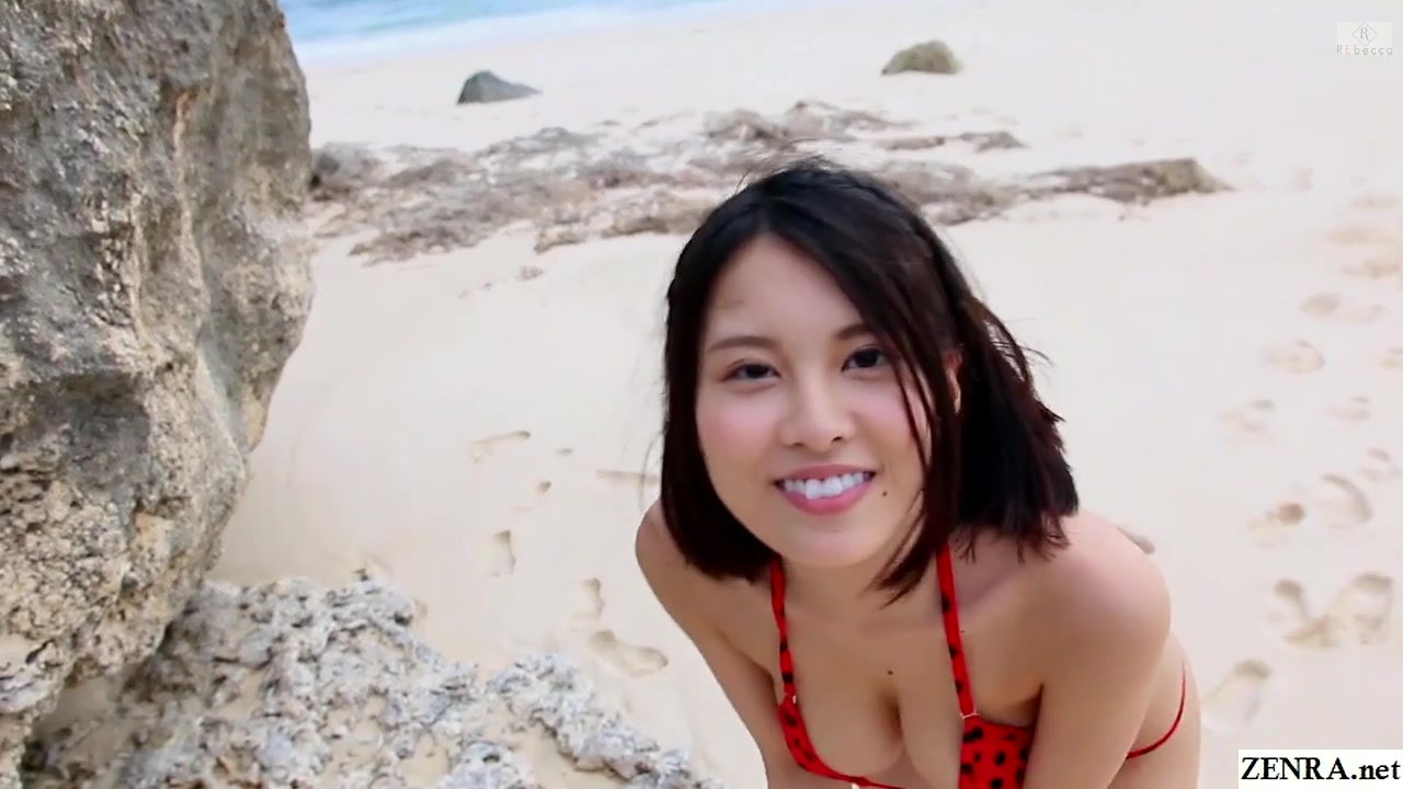 Nude beach striptease JAV star China Matsuoka