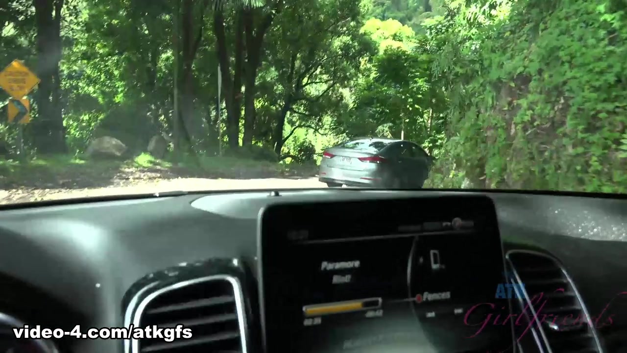 Ariel Grace in Ariel Takes A Road Trip, But Also Teases You In The Car - ATKGirlfriends