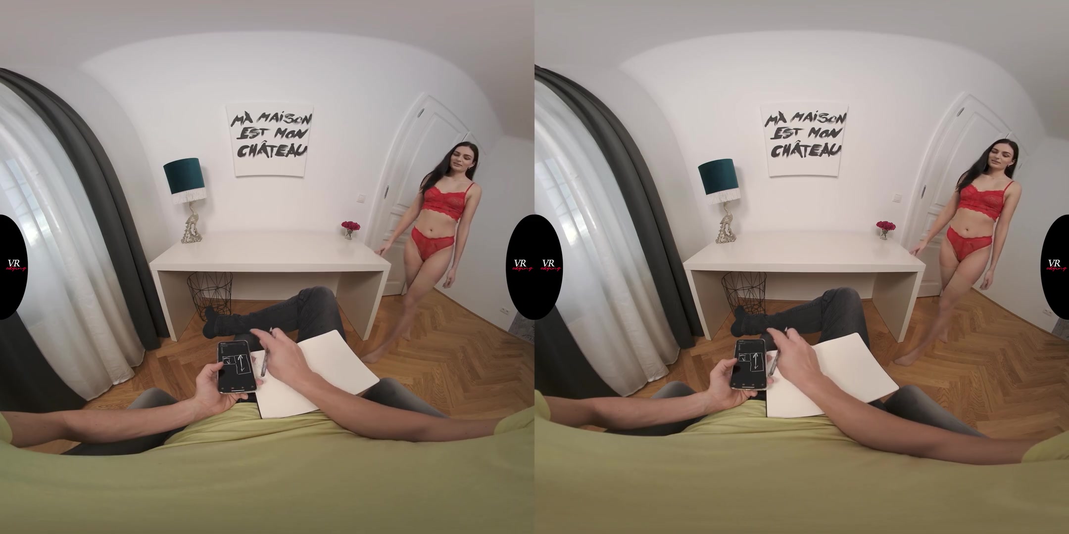 Edging Delight for Workaholics - Gorgeous Brunette Sucking Your Cock VR Edging