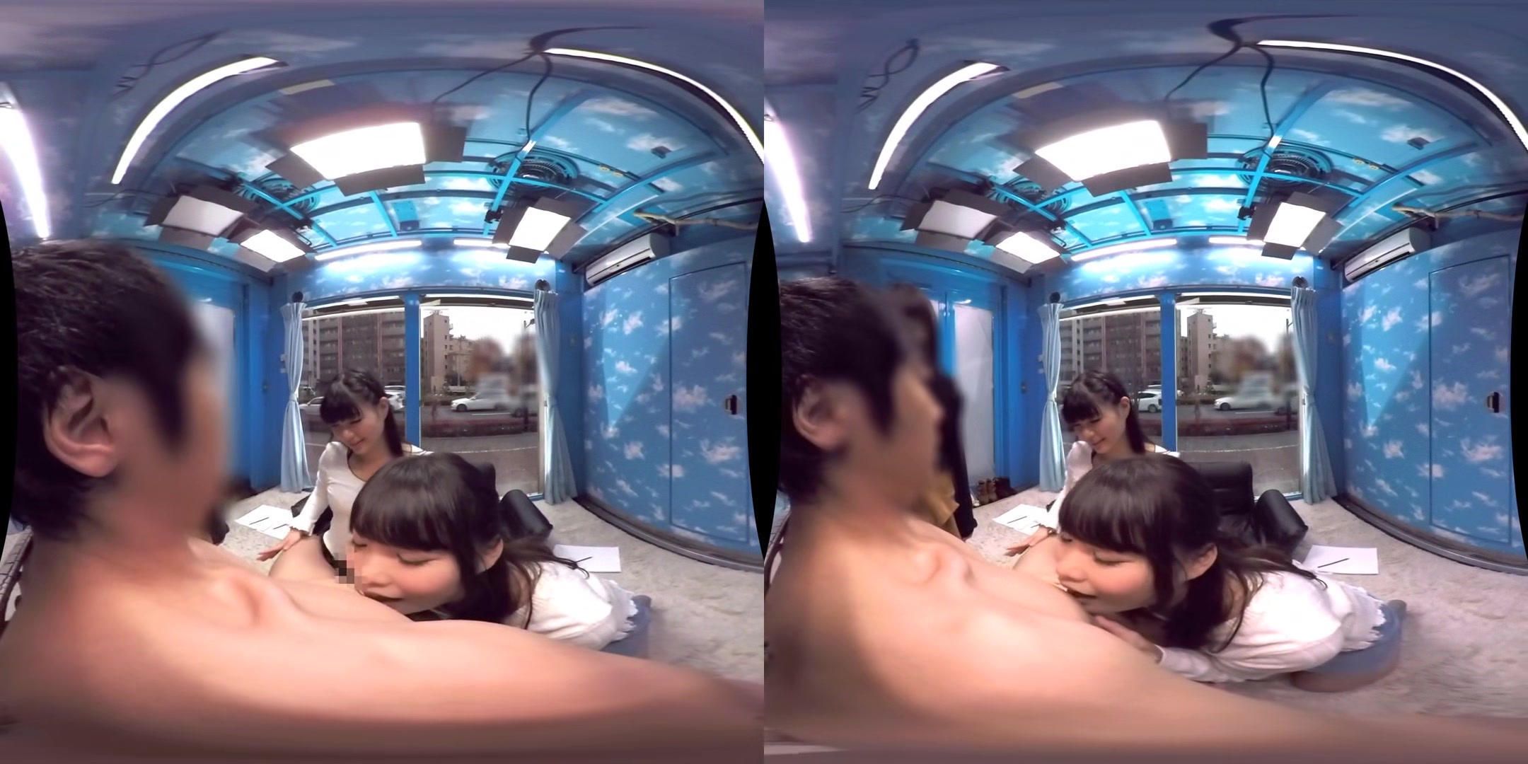 Two Ways to Enjoy these College Girls in an All-You-Can-Watch Cock Experiment; MFFF Foursome with Hot Japanese Teens
