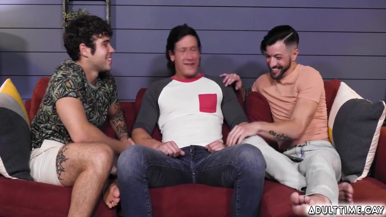 Two Bestfriends And Start Talking About Their Buddy Who They Help How It Feels To Kiss And Fuck By Gay 6 Min With Joseph Castlian, Dalton Riley And Casey Everett