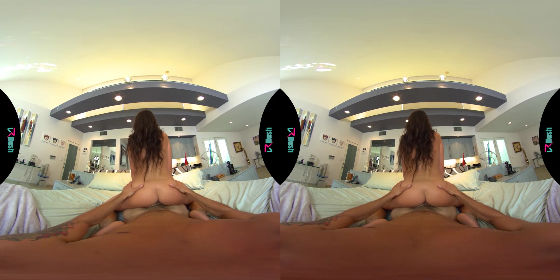 VRHUSH Naughty babe Lily Adams is ready to ride your cock