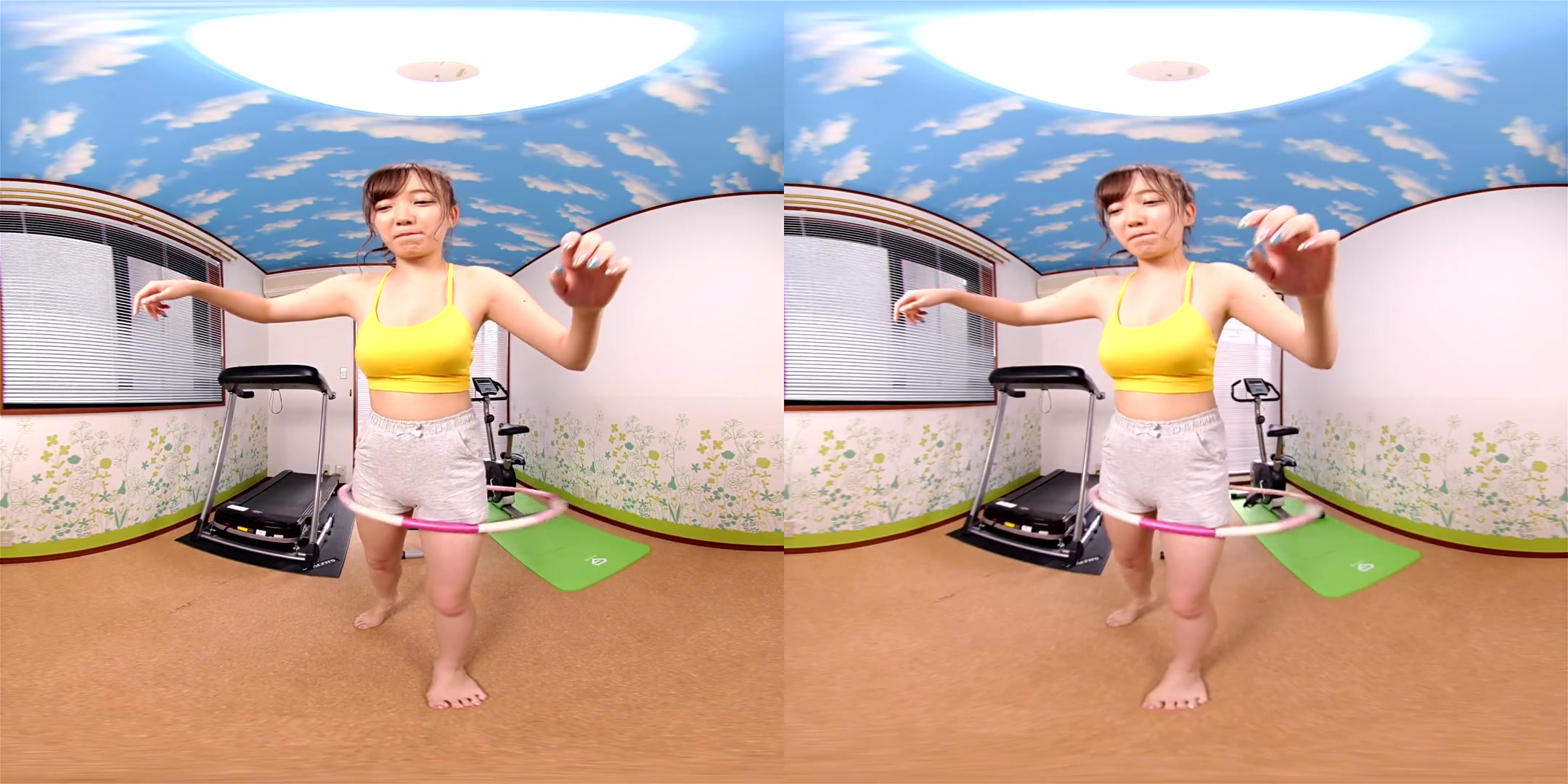 Stop! Look! Listen! Keika - Asian teen 18+ Bikini Workout