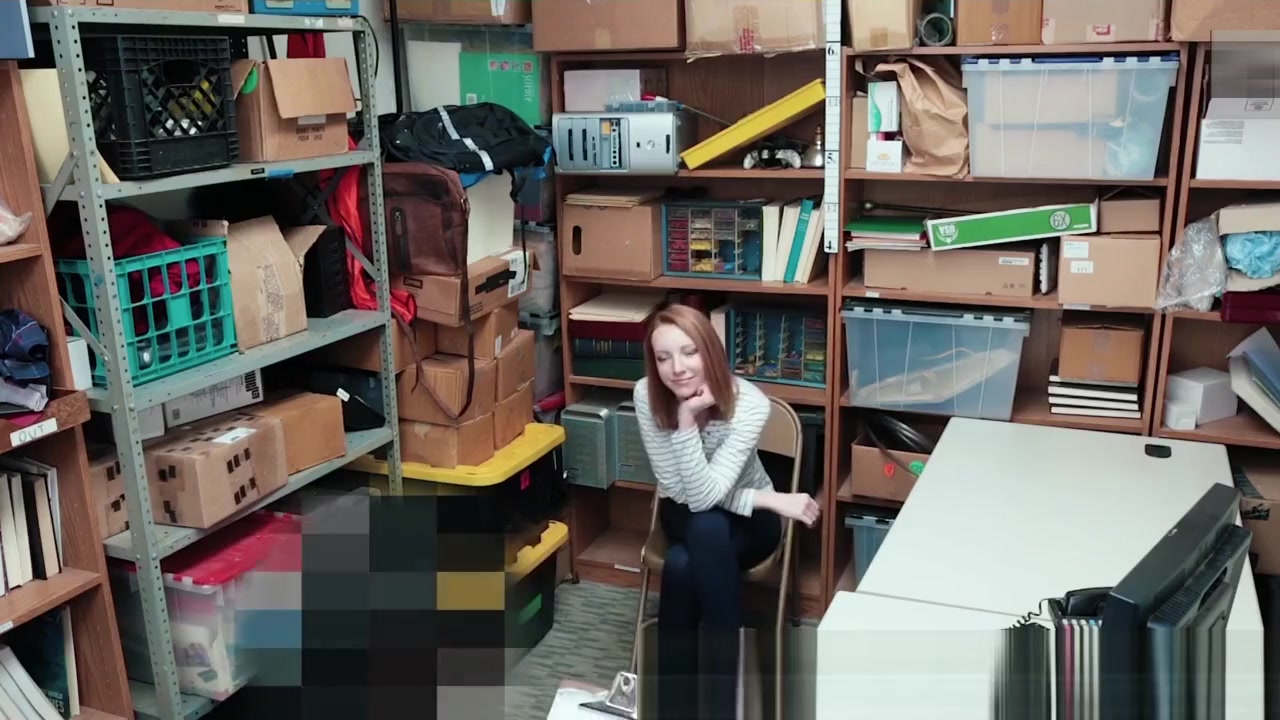 Ginger teen 18+ shoplifter