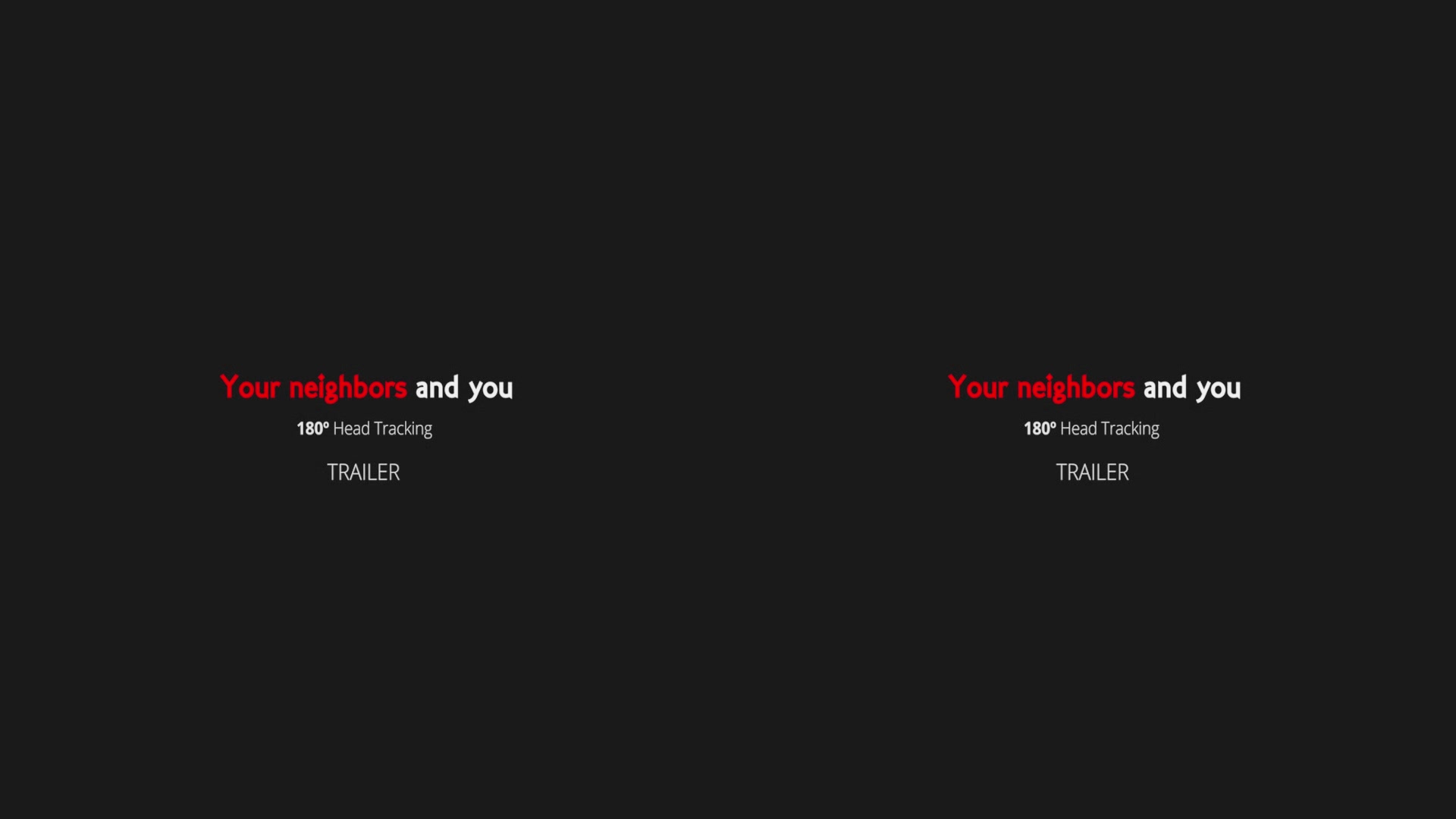 Your neighbors and you