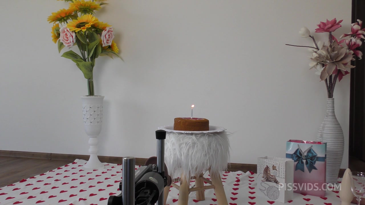 Happy B-DAY Timea Bella with drinking own piss, playing with huge toys, anal fisting, sex maschine, foot -fetish - PissVids