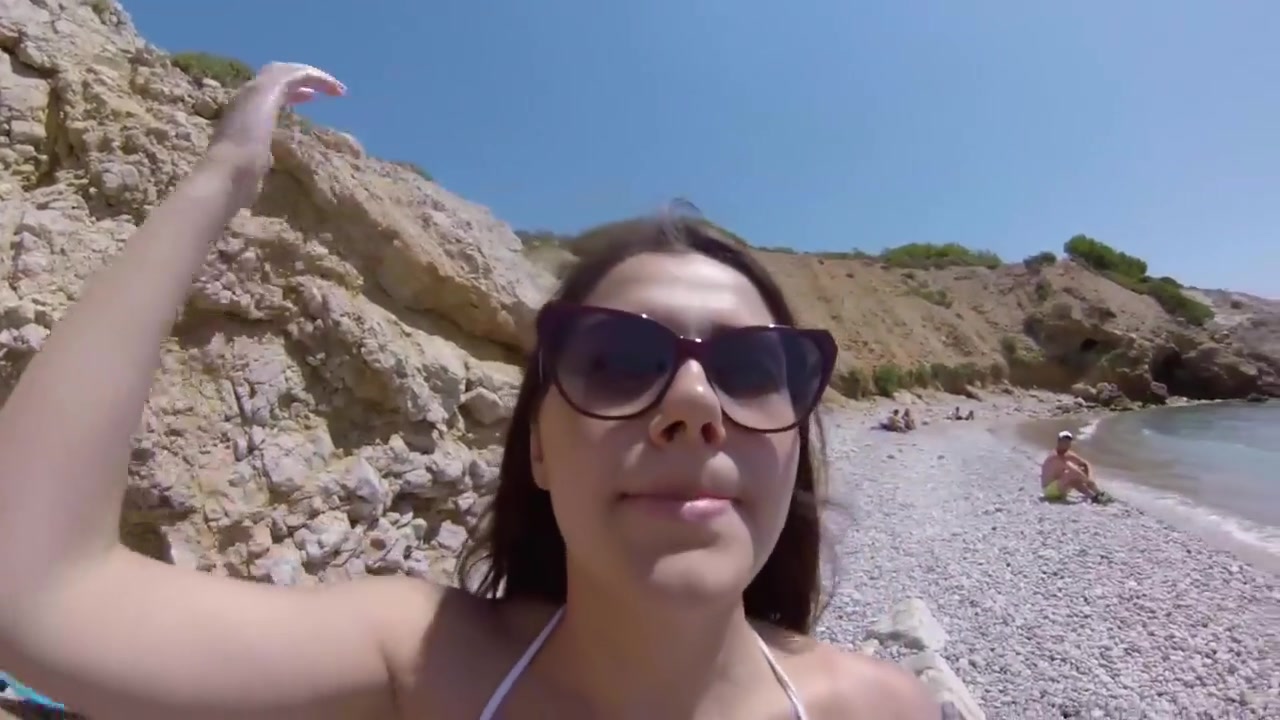 Amateur teen 18+ with Booty at the Beach