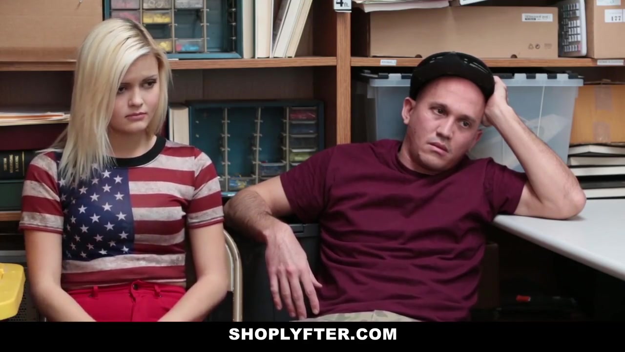 L In Blonde Gf Rammed By The Guard In Front Of