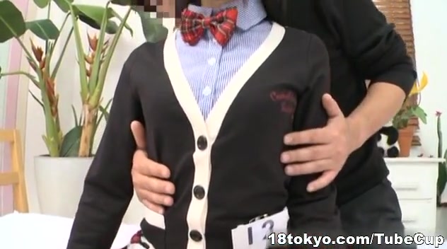 Miina Kotaki lovely Asian babe fucks in sexy costume